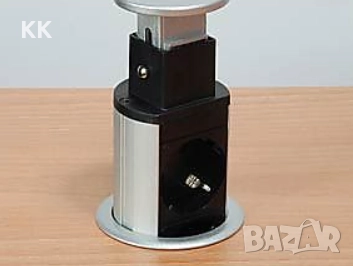 Разклонител за вграждане с 3 гнезда и USB портове, снимка 2 - Друга електроника - 51986373