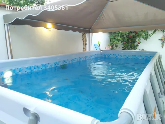 Басейн Bestway пълен комплект + ПОДАРЪЦИ, 4.12 м х 2.01 м х 1.22 м