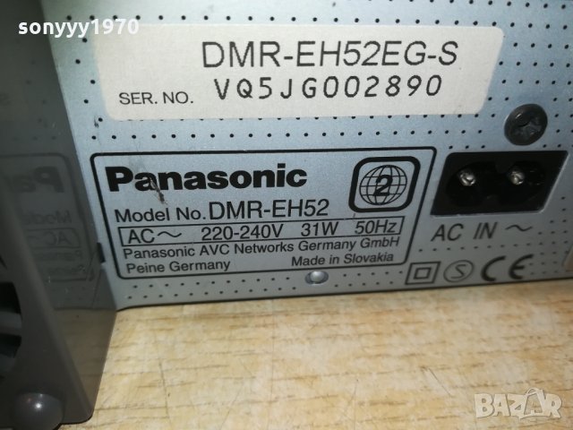 panasonic dmr-eh52 hdd/dvd recorder-внос germany, снимка 18 - Плейъри, домашно кино, прожектори - 30249103