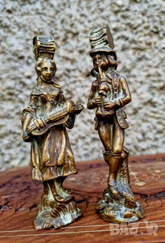 Винтидж Бронзови Музиканти Белгия- "1930г", снимка 2 - Колекции - 40007257