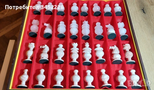 Шах фигури оникс за ценители , снимка 2 - Шах и табла - 54291578