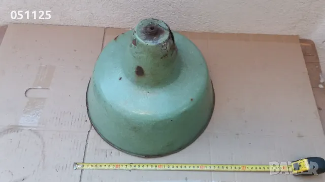 масивна соц. емайлирана лампа, лампион , снимка 7 - Антикварни и старинни предмети - 47620433