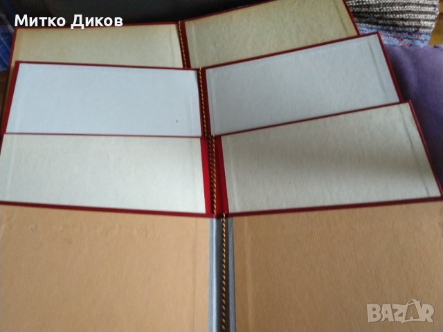 Папки естествена кожа нови от соца на ГДР различни видове 4 броя 315х223мм, снимка 6 - Антикварни и старинни предмети - 39921869