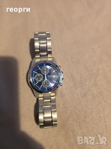 часовник SEIKO хронограф кварц нов, снимка 6 - Мъжки - 55890539