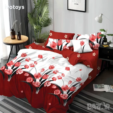 Двулицево спално бельо, 6 части - Модел WS17724, снимка 1