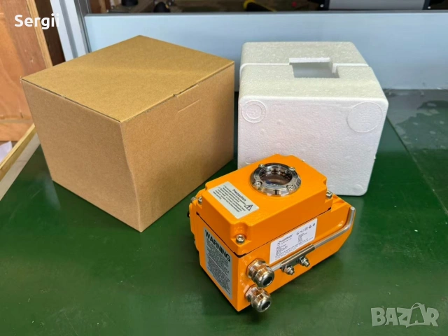 Електрически задвижващ механизъм, четвърт оборот на 90°, сила 100 Nm., VAC230