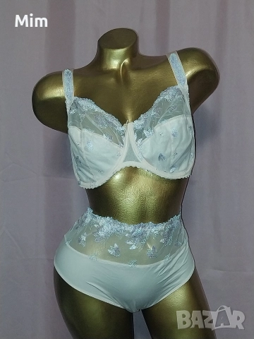 Prima Donna 100C К-т Дантелен сутиен и бикина в розово , снимка 8 - Бельо - 52832714