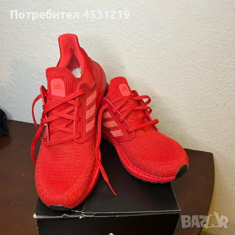 Adidas UltraBoost 20 Solar Red, снимка 5 - Маратонки - 56447635