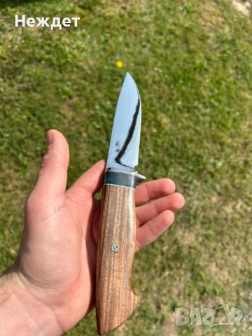 Ловен нож от лагер кован шх15. , снимка 7 - Ножове - 50556243