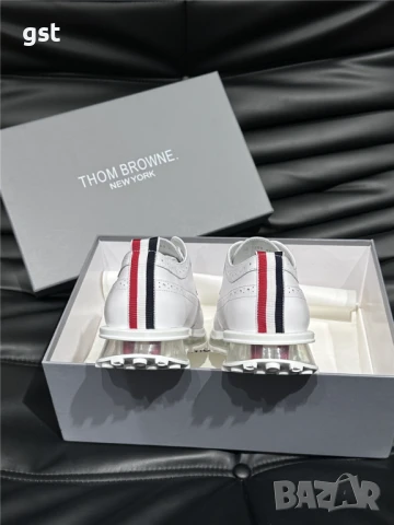 Уникални Редки дизайнерски Thom Browne мъжки маратонки спортни обувки, снимка 4 - Спортно елегантни обувки - 50489289