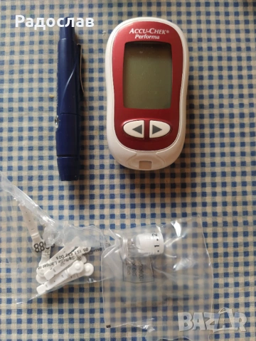 глюкомер ACCU - CHEK , снимка 2 - Уреди за диагностика - 54093572