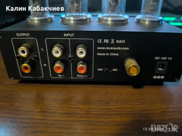 лампов предусилвател Douk Audio T9, снимка 2 - Ресийвъри, усилватели, смесителни пултове - 56086806
