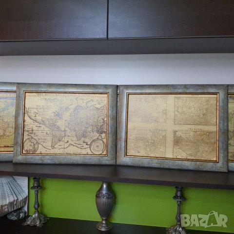 КартиниСТАРИ ГОЕГРАФСКИ КАРТИ, снимка 2 - Картини - 30542318