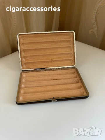 Кутия за пури COHIBA – 5 броя, луксозен калъф, снимка 2 - Табакери - 50898536