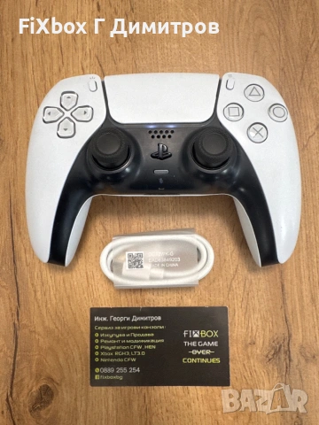 TMR - Hall Effect PS5 DualSense контролер с гаранция, снимка 4 - Аксесоари - 54237769