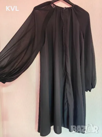 Shein, черна рокля, XL, снимка 5 - Рокли - 48835214