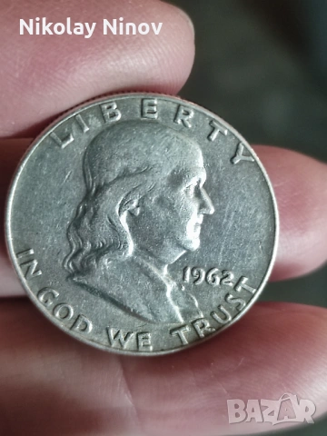 Два долара сребро проба 900/1000, общо тегло 25 гр., снимка 3 - Нумизматика и бонистика - 53921741