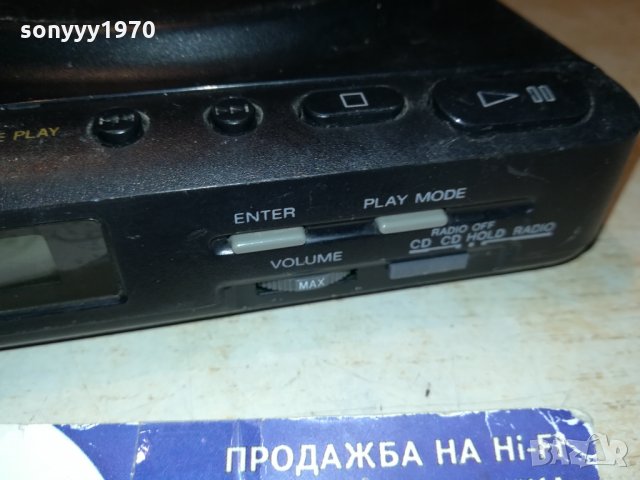 SONY D-T24 DISCMAN FM/AM PLAYER-JAPAN 0901221718, снимка 6 - Радиокасетофони, транзистори - 35379957