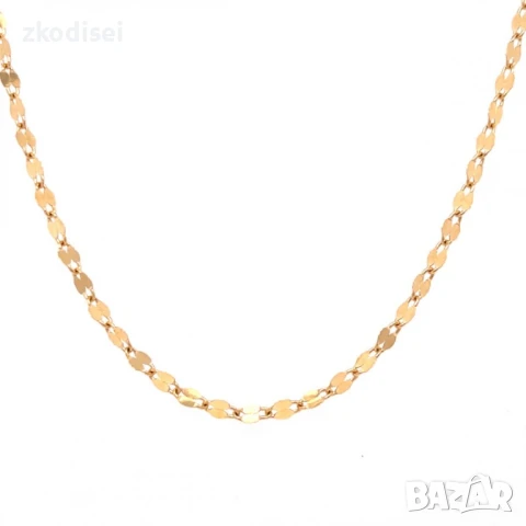 Златен синджир 3,02гр. 48,0см. 14кр. проба:585 модел:32251-6, снимка 2 - Колиета, медальони, синджири - 50938317