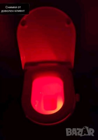 LED лампа за баня или тоалетна чиния с 8 цвята , снимка 11 - Други - 42457282