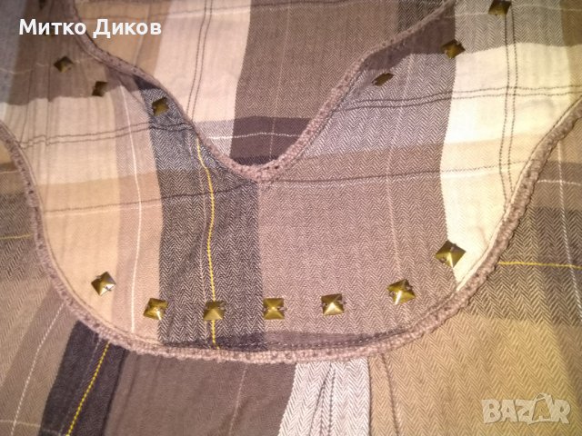 Маркова холандска риза Гарсия памук женска с метални орнаменти нова размер ХЛ, снимка 3 - Ризи - 38217529