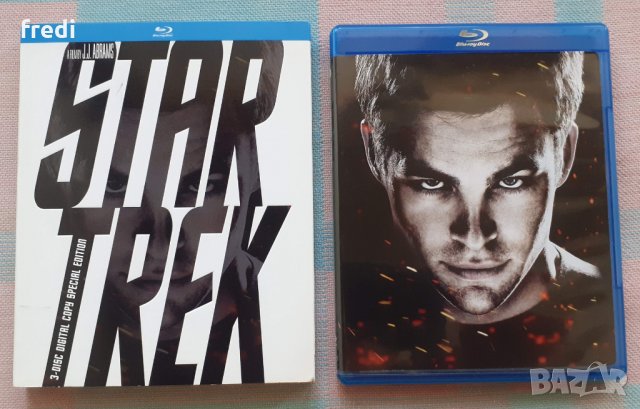 Star Trek 2009 (blu-ray disk) х 2 без бг субтитри, снимка 1 - Blu-Ray филми - 29867322