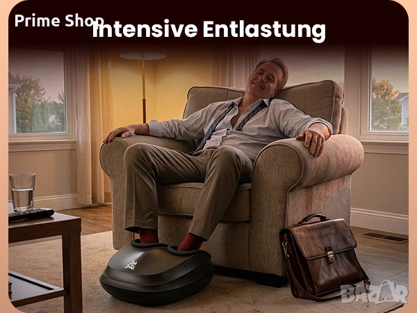 Електрически шиацу масажор за крака с въздушна компресия и загряване Bob & Brad, снимка 12 - Масажори - 51720575