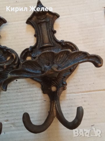 Закачалки стари бронзови 34205, снимка 3 - Колекции - 38815426