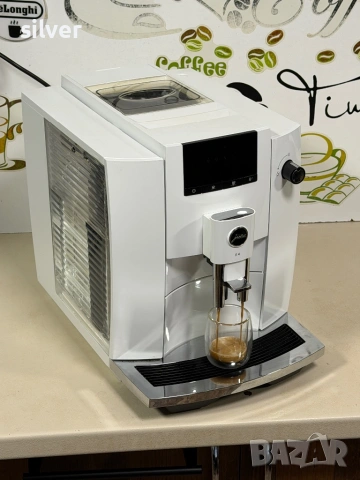 Кафемашина кафе автомат Jura E4 с гаранция, снимка 3 - Кафемашини - 54154107