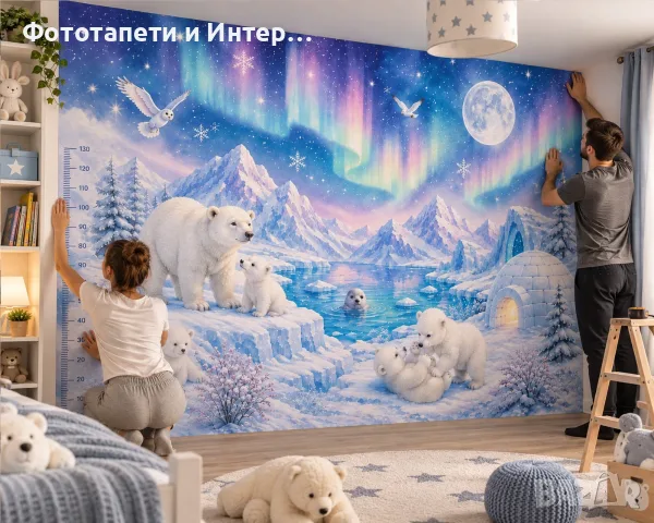 Дизайнерски фототапети за детска стая , снимка 3 - Декорация за дома - 56160434