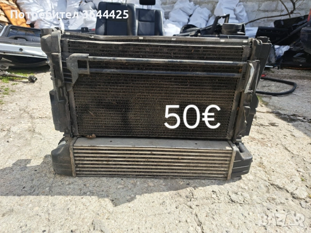 Воден радиатор, климатичен радиатор и интеркулер от бмв е46 320д 150кс