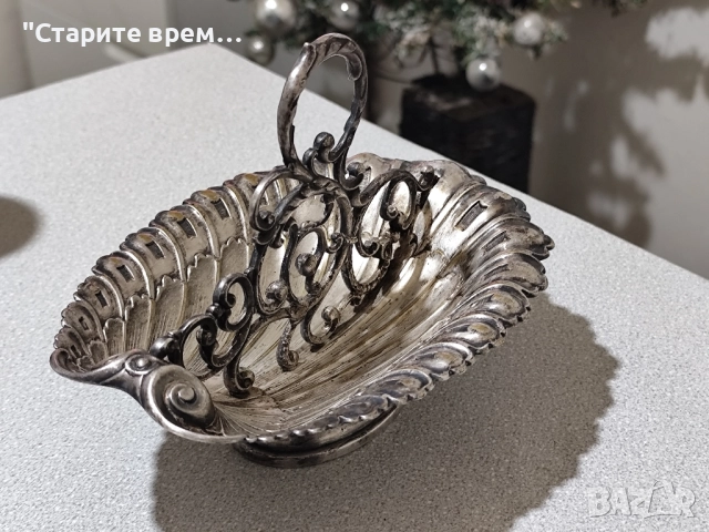 Антикварен Посребрен Лъжичник WMF, снимка 10 - Антикварни и старинни предмети - 52347519