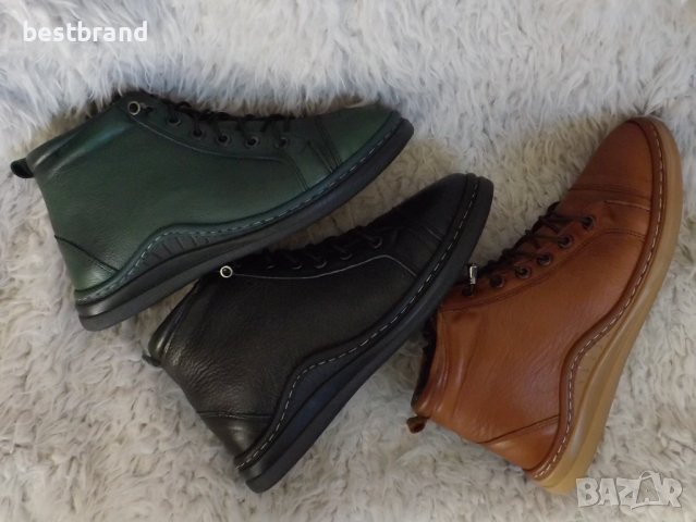 Боти, естествена кожа, три цвята, код 540/69, снимка 3 - Дамски боти - 42538851