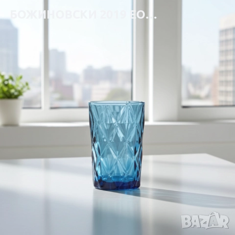 Комплект от 6 чаши 300 мл за вода/ безалкохолно - три цвята, снимка 2 - Чаши - 52025553