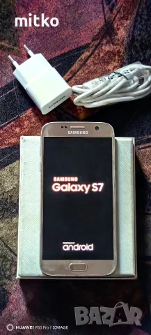 SAMSUNG GALAXY S7 Golden sand-Перфектно състояние на телефона, снимка 6 - Samsung - 55991810