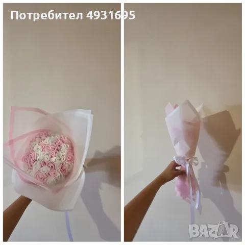 Букети от фоамени рози, снимка 2 - Изкуствени цветя - 55874782