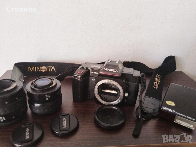 Камери MINOLTA X-300,MINOLTA AF 5000,Konica Minolta DIMAGE Z2, RIVA ZOOM, AUTO FOCUS TELE, снимка 17 - Фотоапарати - 50336066