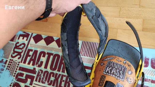 Сноуборд Rome Factory Rocker с автомати Union, снимка 7 - Зимни спортове - 53884901