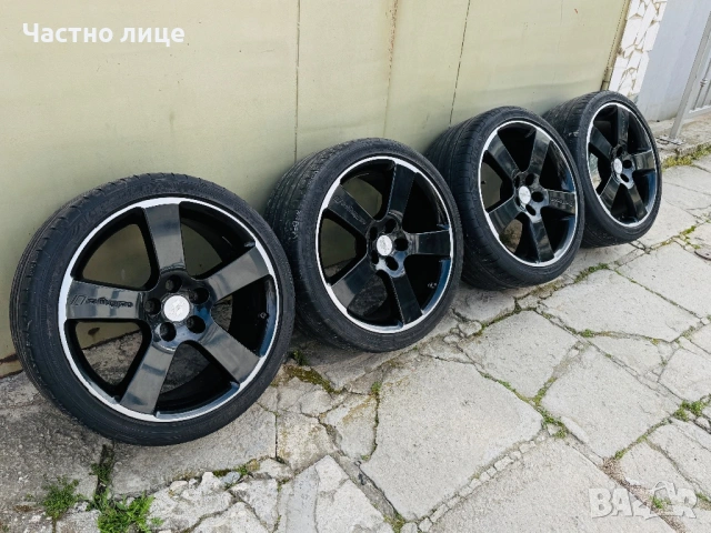 Джанти с гуми Borbet Oettinger Type RX 19 5x112 8, 5J ET50, снимка 4 - Гуми и джанти - 54167490