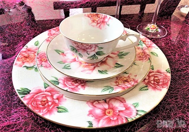 Чаши и комплекти за кафе и чай от костен порцелан, снимка 15 - Подаръци за сватба - 22723819