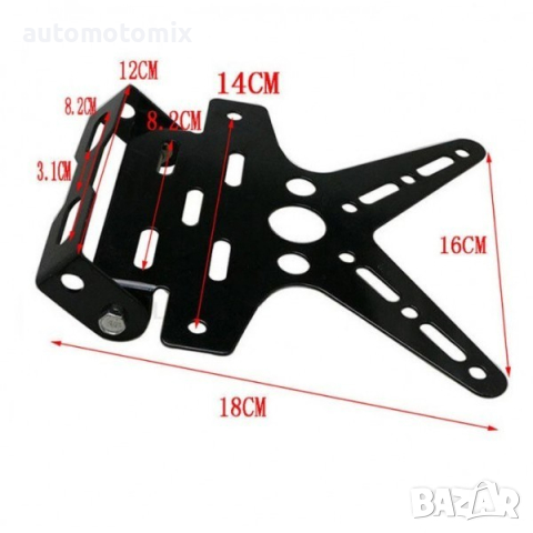 СТОЙКА МЕТАЛНА ЗА НОМЕР ЗА МОТОР,СКУТЕР,АТВ - 2536, снимка 2 - Аксесоари и консумативи - 44709218
