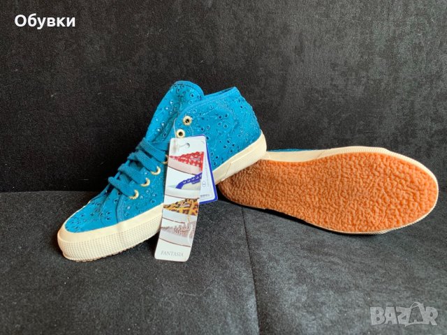 SUPERGA Нови Обувки Боти Кецове Маратонки Еспадрили, снимка 2 - Дамски ежедневни обувки - 33976432