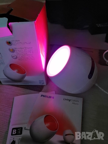 RGB LED лампа PHILIPS LivingColors Micro, снимка 4 - Лед осветление - 52921478