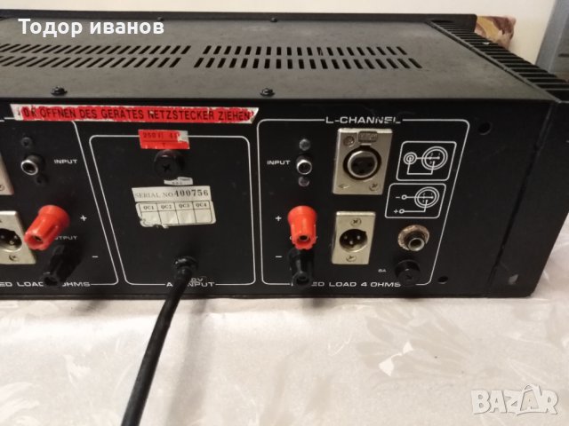 Stage audio-power amp, снимка 4 - Ресийвъри, усилватели, смесителни пултове - 31547312