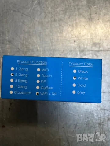 Двупътни wi-fi+ Rf бели смарт ключове за осветление., снимка 6 - Други - 49710352