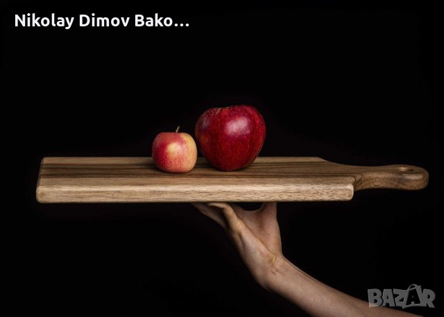 Поднос за сервиране от орех / дъска за сервиране  / голяма дъска от цяло парче