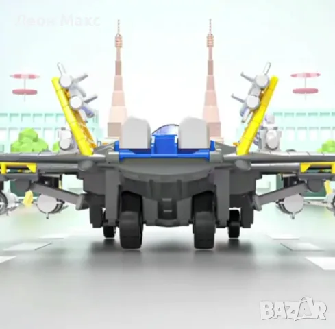 Самолет с паркинг комплект с коли и хеликоптер , снимка 8 - Влакчета, самолети, хеликоптери - 48373676