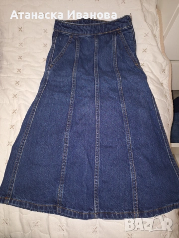 Детска дънкова пола, снимка 2 - Детски рокли и поли - 54099514