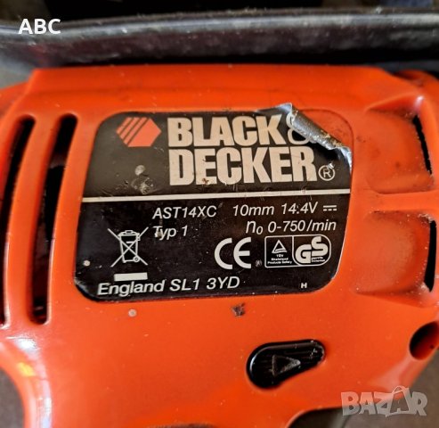 Винтоверт Black & Decker 14.4 v., снимка 3 - Винтоверти - 42891009