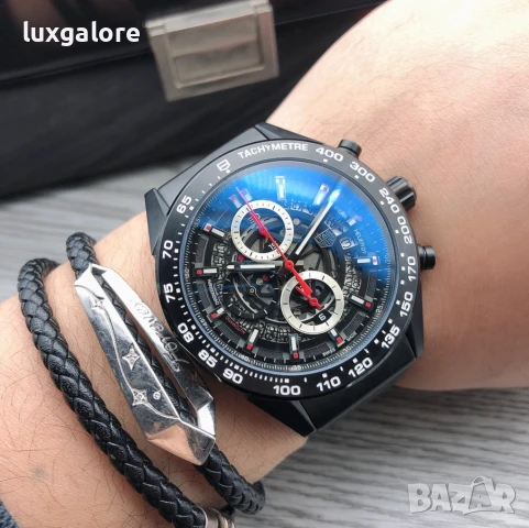 Мъжки часовник TAG Heuer Carrera Calibre 01 с кварцов механизъм, снимка 2 - Мъжки - 51137361